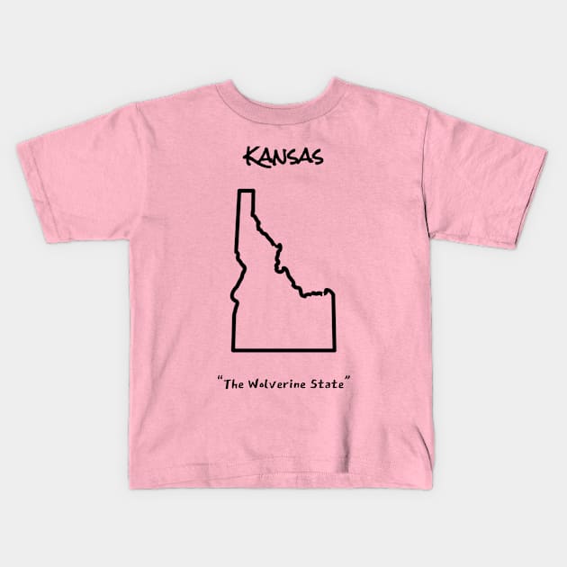 Truly Kansas Kids T-Shirt by LP Designs